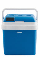 Frigo Portatile Termoelettrico Caldo/Freddo 24 Litri 49W Kooper Blu