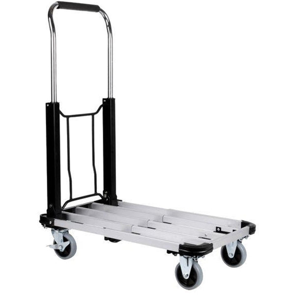 acquista Carrello Portapacchi Pieghevole Portatutto 4 Ruote a Pianale Portata 150Kg Kinzo