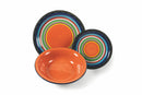 Servizio Piatti 18 Pezzi in Stoneware Villa d'Este Home Tivoli Cancun Multicolor