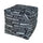 Pouf Puff Puf Cubo 40x40x40cm Big City Nero Avalli