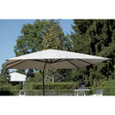 Ombrellone da Giardino Decentrato 4x4m in Alluminio Montana Nero