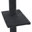Albero Tiragraffi per Gatti 431x27x228-260 cm  Grigio