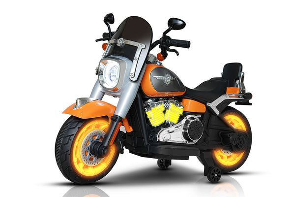 prezzo Moto Elettrica per Bambini Cruiser Acceleratore a Manubrio 12V 7Ah Arancione