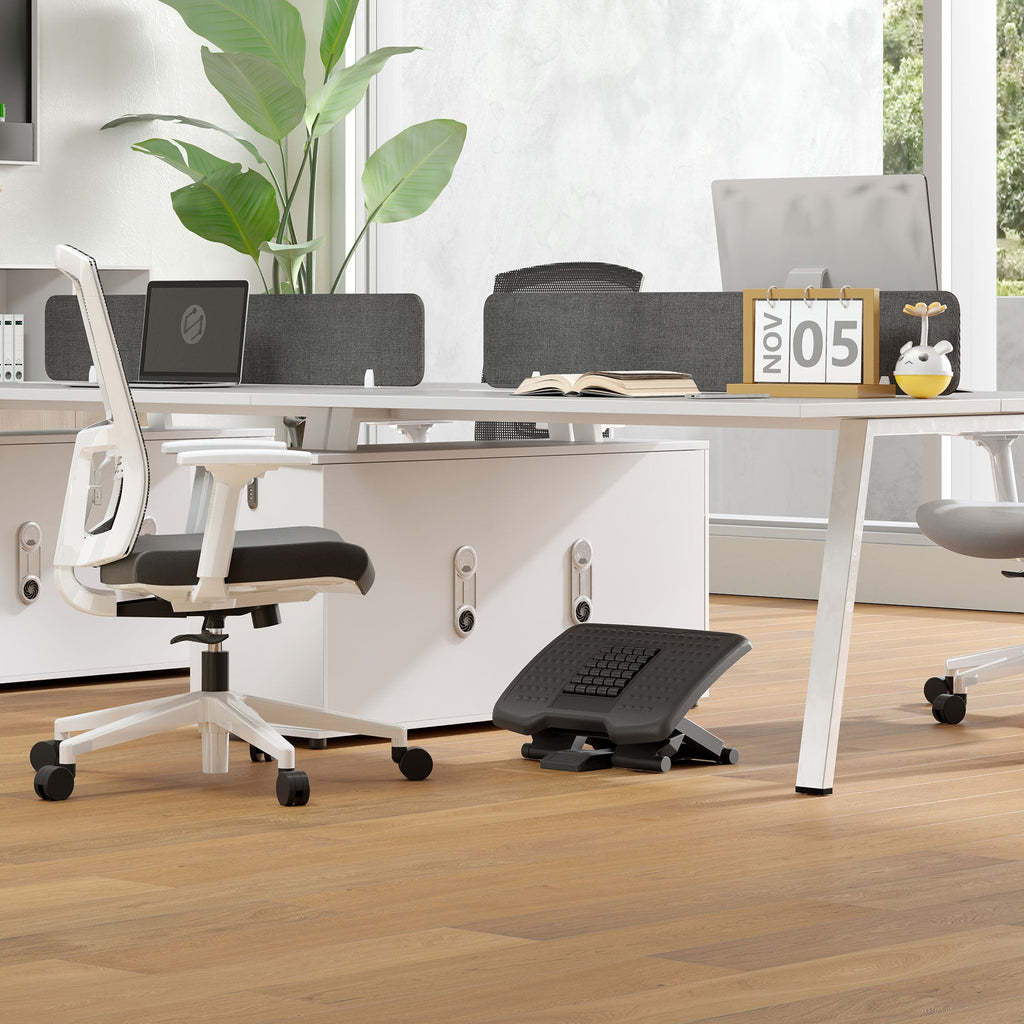 Poggiapiedi Ergonomico Per Scrivania Poggiapiedi Ergonomico HUANUO Sotto Scrivania - Regolabile In Altezza, Con Superficie Massaggiante E Rulli, Per Ufficio E Casa Poggiapiedi Divano