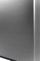 Pattumiera Alta 54L Interno Esterno Keter Verto Recycle 43,5x26,5x68,7 cm con Bordo Copri Sacco in Plastica Grigio Perla      