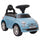 Macchina Cavalcabile per Bambini 12-36 Mesi Licenza Fiat 61x28x38,3 cm con Musica e Clacson in PP Blu