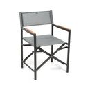 Sedia Pieghevole Regista 53x55x85 cm in Alluminio Revo Grigia