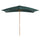Ombrellone da Giardino 2x3 m Palo Ø38 mm in Legno Verde