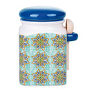 Barattolo con Cucchiaino 433 ml in Ceramica VdE Tivoli 1996 Infinito  