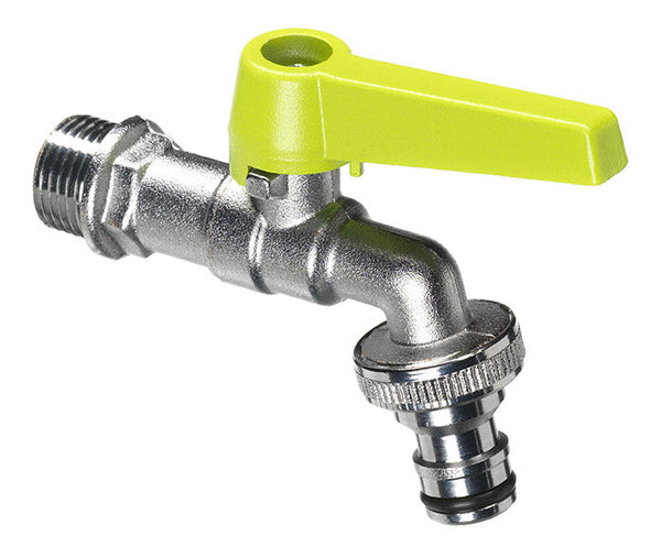 sconto Rubinetto a Sfera per Fontana da Giardino con Leva Colorata Belfer RUB/028 Verde Acido