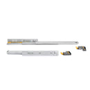 Guide Cassetto con Estrazione Soft 340 mm in Acciaio Emuca Bianco