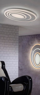 Plafoniera da Interno a LED in Plastica Bianco
