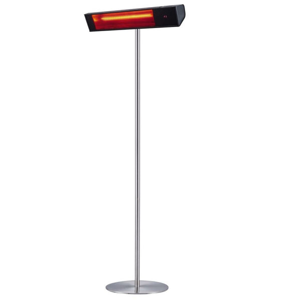 Stufa da Esterno Wi-Fi Lampione Riscaldatore su Palo 74,2x218x60 cm 2000W Sined  Nero e Silver online