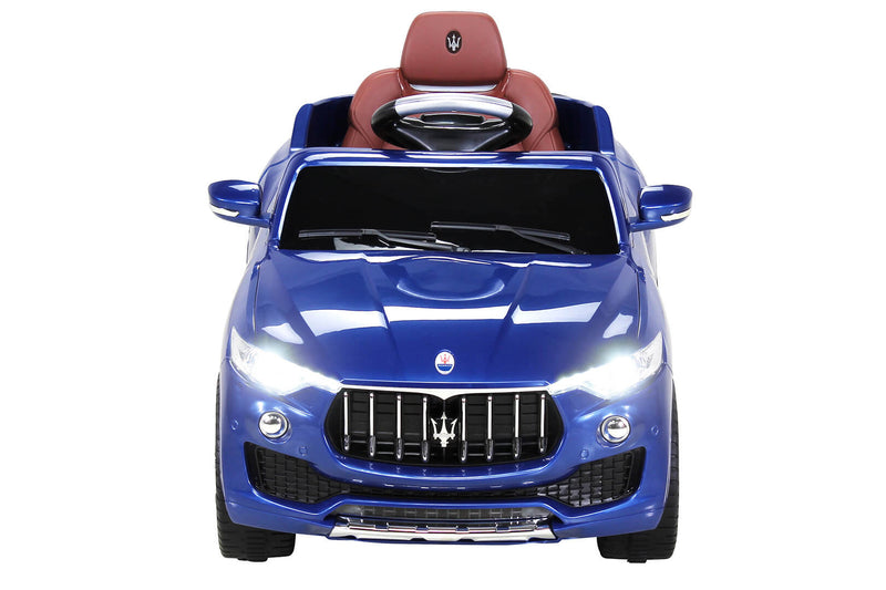 Macchina Elettrica per Bambini 12V con Licenza Maserati Levante Deluxe Blu