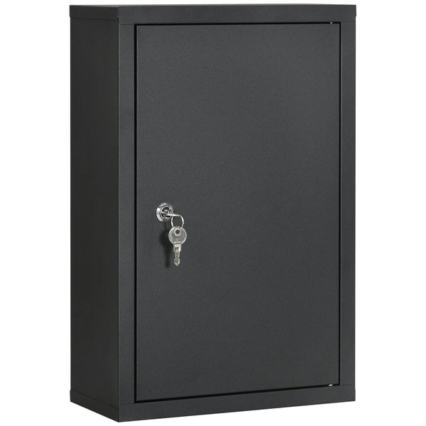 Armadietto per Medicinali 30x14x46 cm 3 Ripiani in Acciaio Nero online