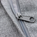 Set Salotto da Giardino Divano 2 Poltrone e Tavolino con Cuscini in Alluminio Bianco