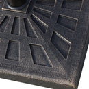 Base per Ombrellone da Giardino Ø38 a Ø48 Rettangolare 16kg in Resina 47x32 cm 
