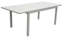 Tavolo Allungabile da Giardino 200x100x75 cm in Alluminio Bianco