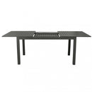 Tavolo Cuba Allungabile 150/210x90x75 h cm in Alluminio Antracite