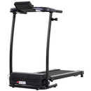 Tapis Roulant Elettrico con Schermo LCD Pieghevole 500W Nero 