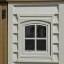 Casetta Box da Giardino 326x240x235 cm in PVC Grigio Chiaro/Marrone