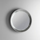 Specchio in Ø.90x8x Ø.90cm TFT Trasparente Grigio