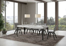 Tavolo Allungabile 140/244x90x77 cm Paxon Premium Bianco Frassino