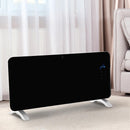 Termoconvettore Elettrico da Parete o Free Standing 2000W Nero 