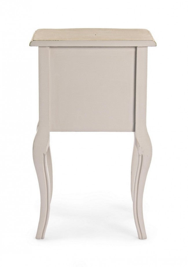 Comodino 2 Cassetti Clarisse in Legno