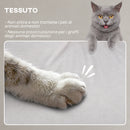 Poltrona Reclinabile Elettrica con Telecomando 80x83x104 cm in Tessuto Effetto Velluto Crema   