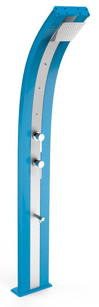 Doccia da Giardino Miscelatore Nebulizzatore e Lavapiedi Arkema Dada Fascia Inox Blu sconto