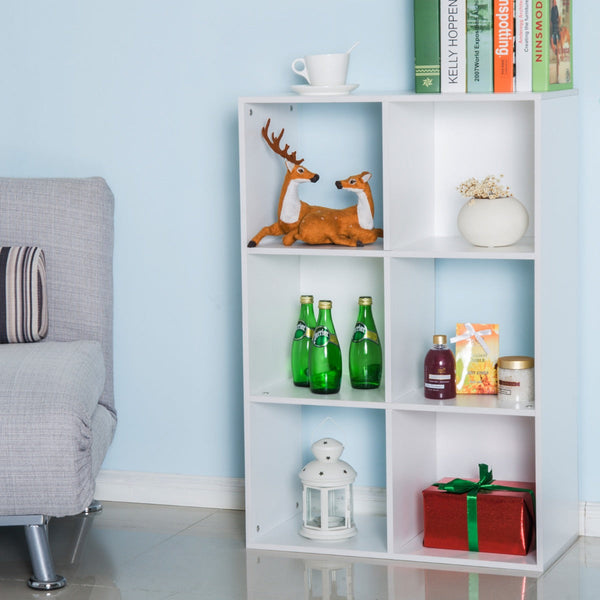 Libreria 3 Ripiani 91,5x29,5x61,5 in Legno Bianco online