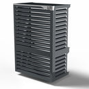 Copri Condizionatore 105x150x65 cm in Alluminio a Parete Big Blade VL Antracite