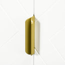 Mobile Sotto Lavabo Bagno 60x30x65 cm in Legno e Acciaio Bianco e Oro
