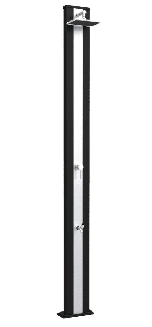 Doccia da Giardino Miscelatore Arkema Spring S Fascia Inox Antracite sconto