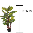 Amaranta Peacock Artificiale con Vaso Altezza 122 cm Verde