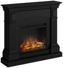 Camino Elettrico da Pavimento Effetto Fiamma 1500W Tagu Magna Nero