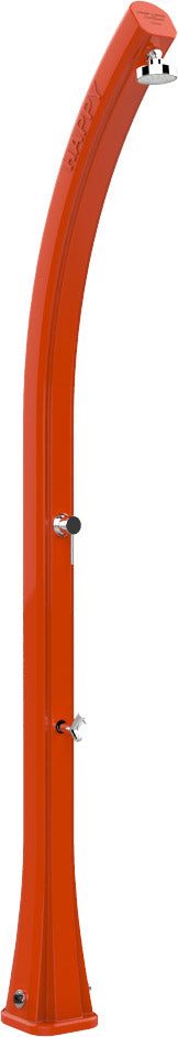 acquista Doccia Solare da Esterno Giardino 23L Miscelatore e Lavapiedi Arkema Happy Arancio