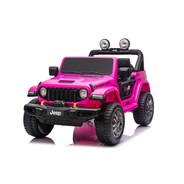 Macchina Elettrica per Bambini Jeep Wrangler Rubicon 12V con Telecomando Rosa prezzo