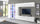 Parete Attrezzata Soggiorno 340x30x180 cm Maruska n°1 Bianco Lucido