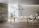 Tavolo Allungabile 120-224x90x80 cm Karamay Evolution Marmo