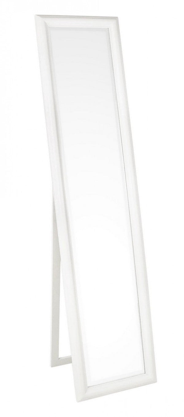 prezzo Specchio Sanzio con Cornice Bianca 40x170 in Legno