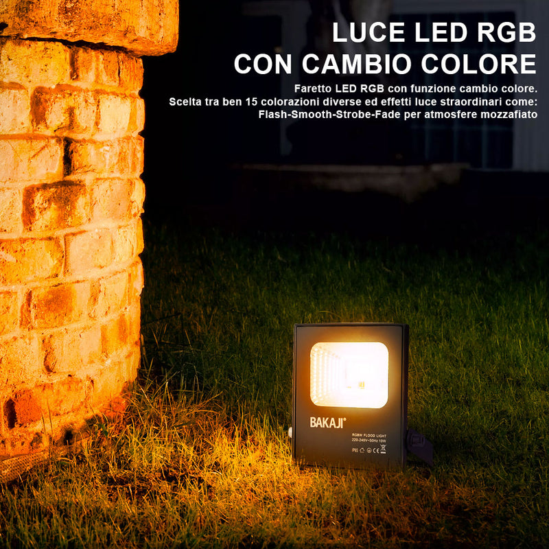 Luci di inondazione a LED per esterni Smart Led 30W 50W 100W Luce Di Inondazione RGB Faretto For Esterni Lampada Da Parete Tuya Smart Life Control Proiettore A LED per garage, cortile Luci di inondazione a LED per esterni Smart Led 30W 50W 100W Luce Di Inondazione RGB Faretto For Esterni Lampada Da Parete Tuya Smart Life Control Proiettore A LED per garage, cortile