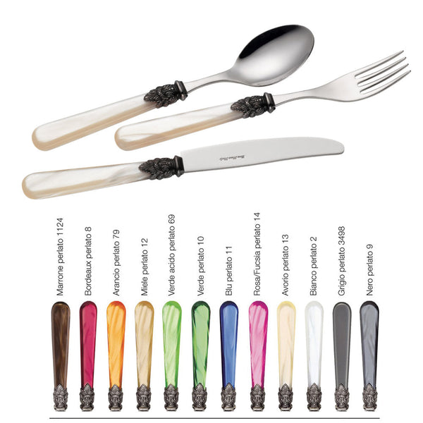 Servizio Set di Posate 24 pezzi in Acciaio Inox Eme Napoleon sconto