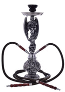 Narghilè 2 Tubi H45 cm con Pinza Carbone