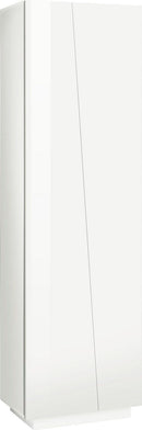 Armadio 2 Ante 60x38x199,7 cm Vega Bianco Lucido