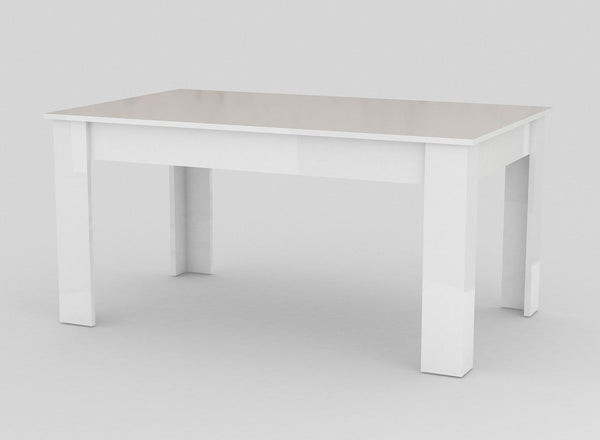 Tavolo Allungabile 160/210x90x75 cm Jesi Bianco Lucido acquista