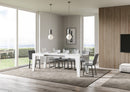 Tavolo Allungabile 130-234x90x77 cm Naxy Bianco Frassino