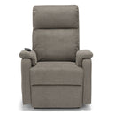 Poltrona Alzapersona Elettrica 2 motori 80x99x97 cm In Tessuto Jazz Denver Fango