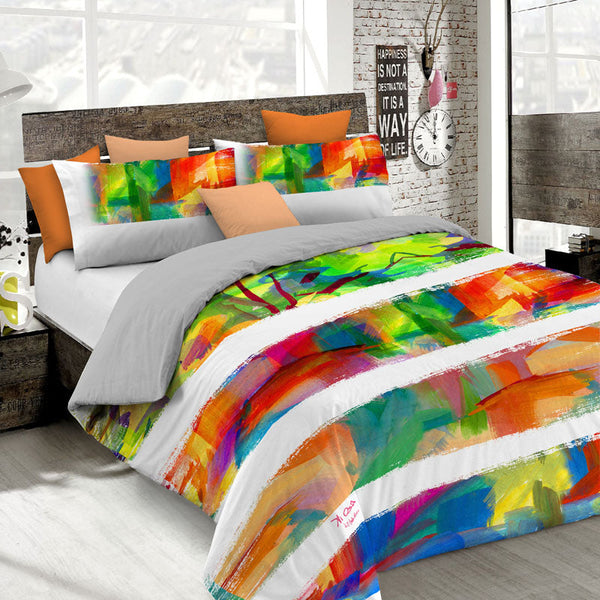 Copripiumino Matrimoniale Stampa sul Sacco e Federe Kio606 online